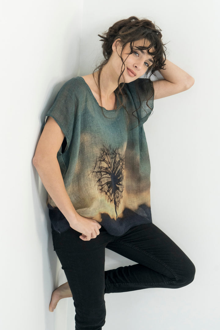 DANDELION LINEN TOP